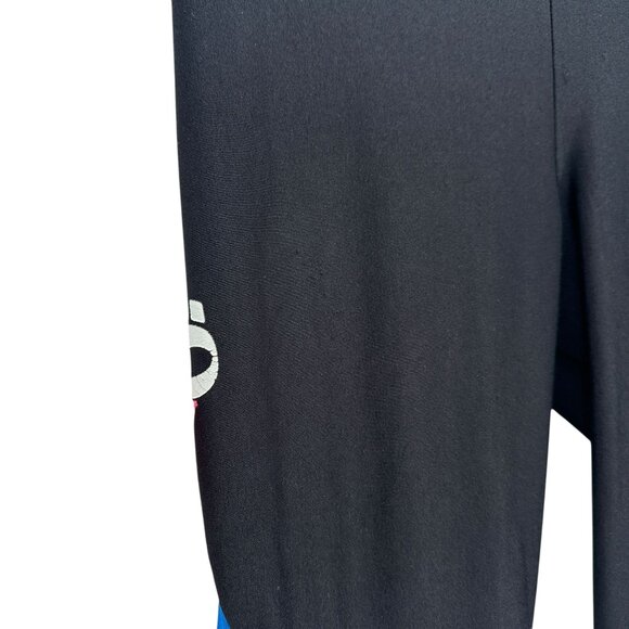 Vintage Pearl Izumi Womens 10 Pants Pull On Drawstring Fitted Zipper Ankle Black - Picture 7 of 11